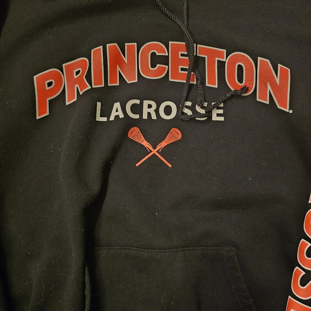 Black Champion Princeton Lacrosse Hoodie - Picture 2 of 8